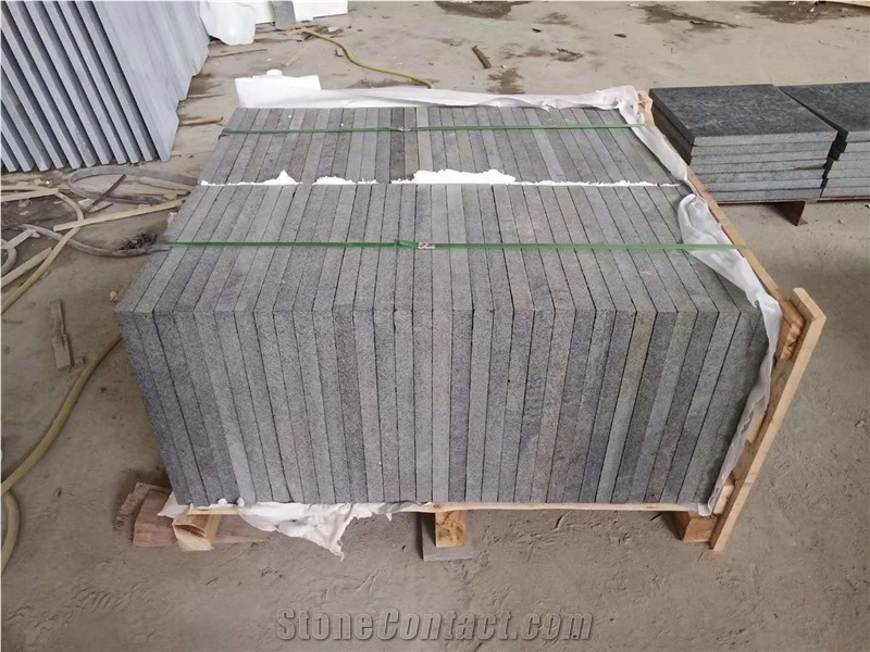 China Fuding Black G684 Stone Steps- Flamed