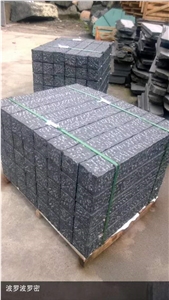 China Fuding Black Basalt G684 Split Curbstone