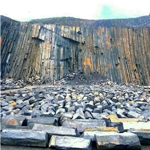 China Fuding Black Basalt G684 Split Curbstone