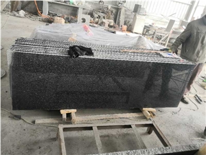 China G332 Beida Black Granite Slabs Polished