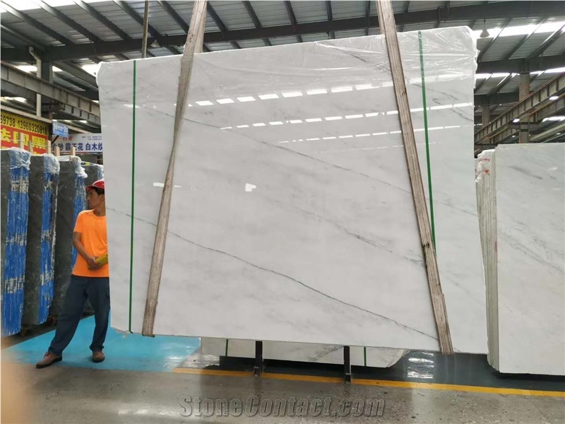 China Oriental White Marble Slabs-Polished