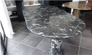 Wonderful China Shell  Marble Coffee Table Tops