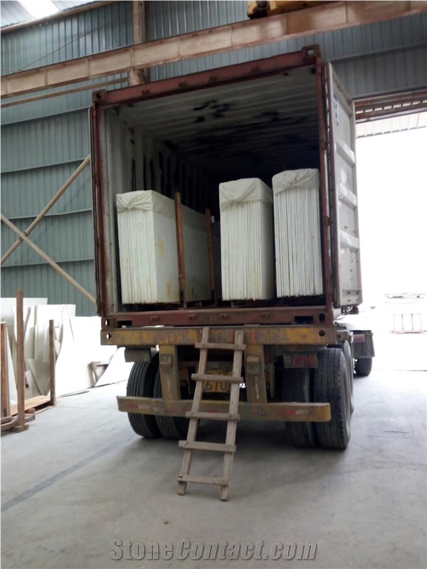 Crystal White Nano Stone Slabs Crystallized Polished