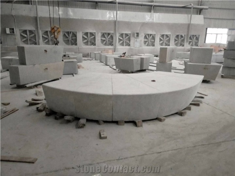 G603 Hubei Grey Granite Bush Hammered Tree Pool
