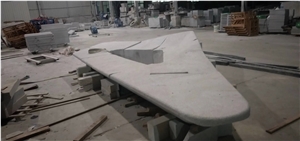 G603 Hubei Grey Granite Bush Hammered Tree Pool