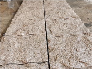G682 Shijing Rust Yellow Granite Split Wall Tiles G682 Shijing Rust Yellow Granite Split Wall Tiles