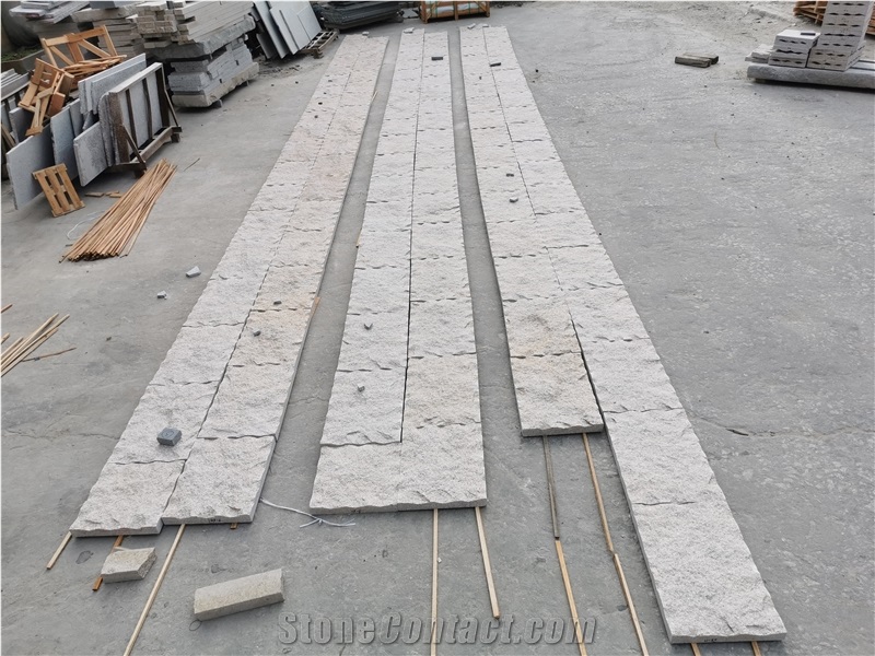 G682 Shijing Rust Yellow Granite Split Wall Tiles