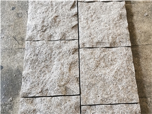 G682 Shijing Rust Yellow Granite Split Wall Tiles