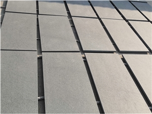 Hebei Black G694 Granite Flamed Floor Covering Hebei Black G694 Granite Flamed Floor Covering
