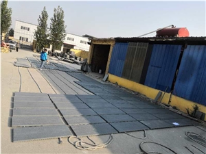 Hebei Black G694 Granite Flamed Floor Covering