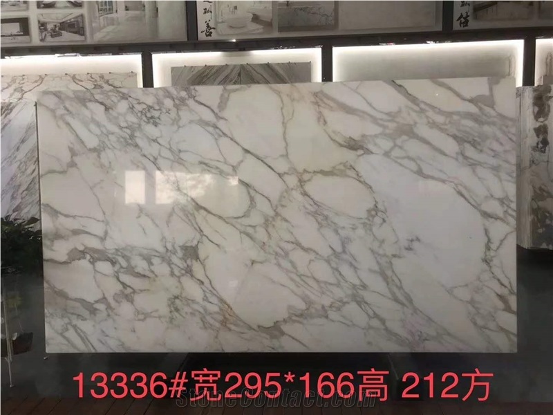 Hot Sale Italy Calacatta Gold Marble Slabs-Polished