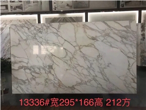 Hot Sale Italy Calacatta Gold Marble Slabs-Polished