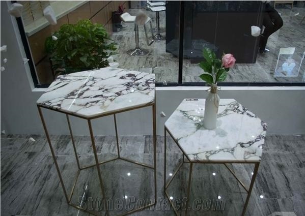 Itlay Arabescato Corchia Marble Polished Table Tops