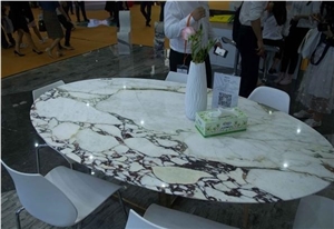 Itlay Arabescato Corchia Marble Polished Table Tops