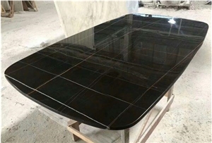 Nero St Laurent Black Marble Coffee Table Tops