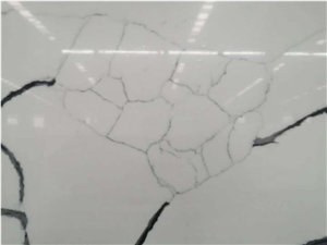 New Calacatta Artificial Quartz Slabs Polished