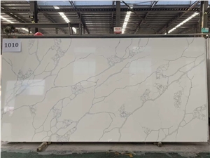 New Calacatta Artificial Quartz Slabs Polished