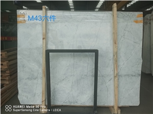 New Carrara White Iran Marble Slabs