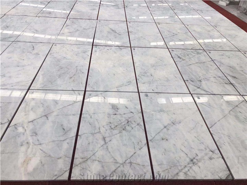 New Carrara White Iran Marble Slabs