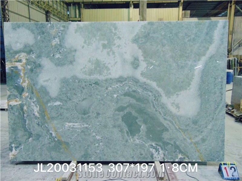 Pakistan Blue Polished Wall & Floor Onyx Slabs