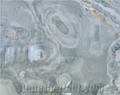 Pakistan Blue Polished Wall & Floor Onyx Slabs