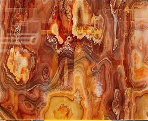 Pakistan Tiger Onyx Brown Polished Tiles & Slabs