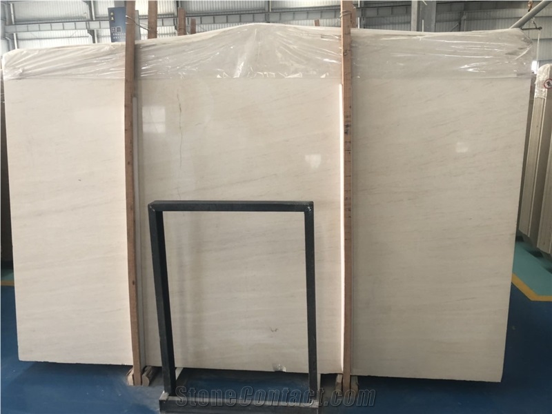 Turkey Woodstone Limestone Beige Honed Slabs