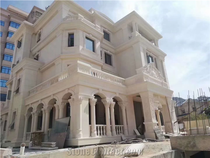 Turkey Woodstone Limestone Beige Honed Slabs
