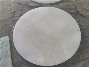 White Crystal Semiprecious Stone Slabs Polished