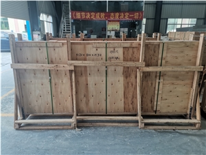 White Crystal Semiprecious Stone Slabs Polished
