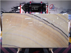 Yellow Onyx Polished Big Slabs & Wall Cladding