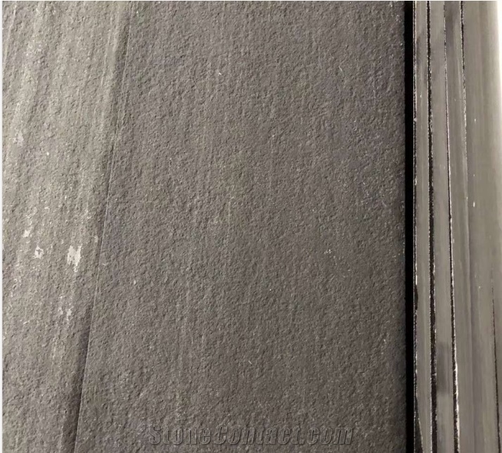 Zhangpu Black Basalt Flamed Floor Tiles & Slabs