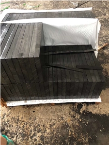 Zhangpu Black Basalt Flamed Floor Tiles & Slabs