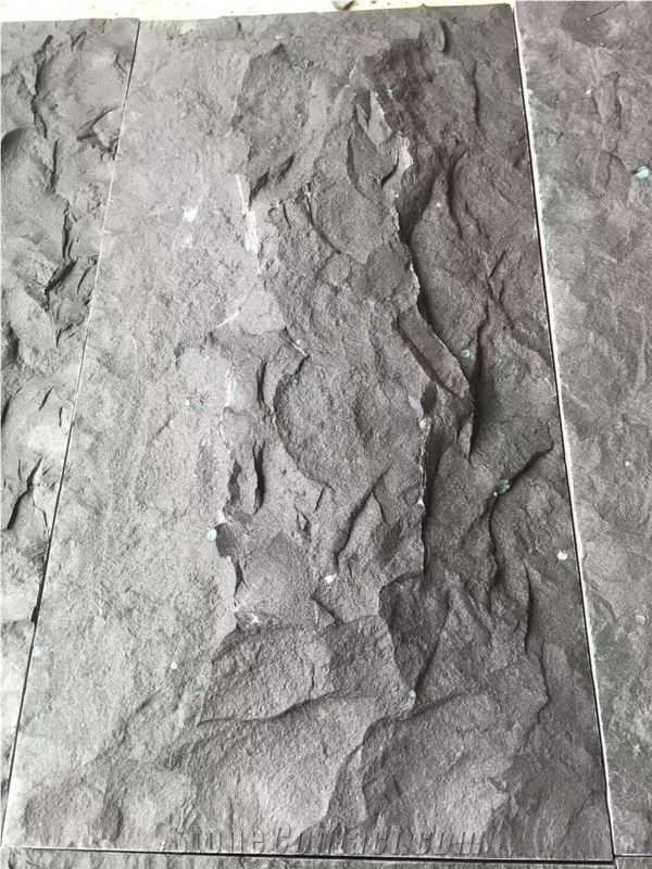 Zhangpu Black Basalt Mushroom Wall Covering Tiles
