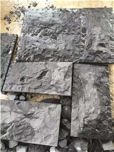 Zhangpu Black Basalt Mushroom Wall Covering Tiles