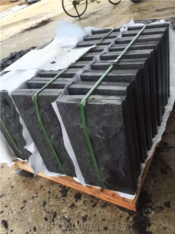 Zhangpu Black Basalt Mushroom Wall Covering Tiles