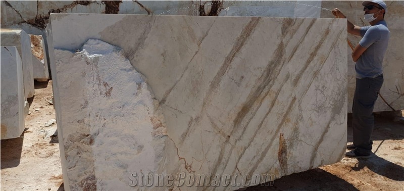 Dolomitic Calacatta Gold Oro Marble Blocks