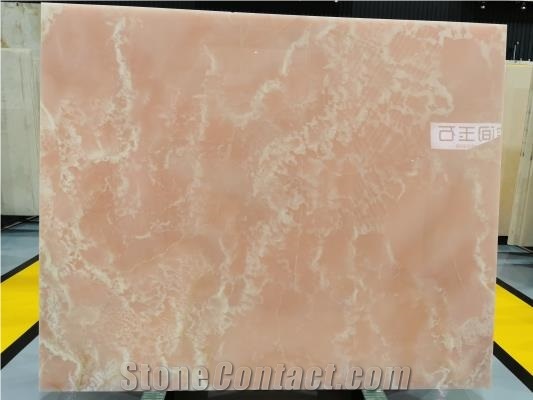 Pink Onyx Polished Slabs & Tiles
