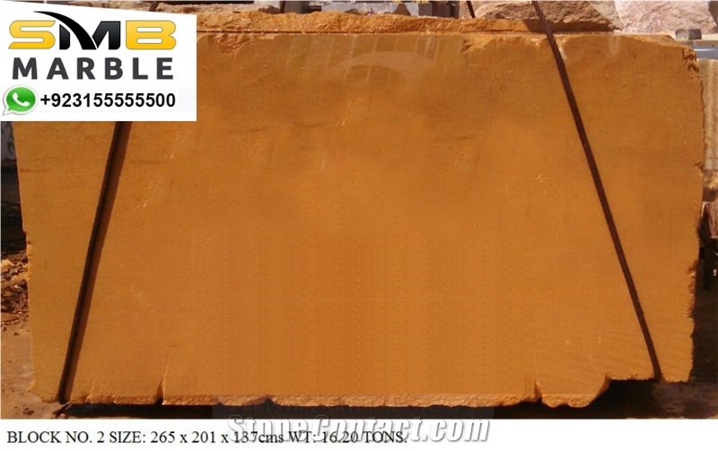 Pakistani Mango Sandstone Blocks (Uncut Stone)