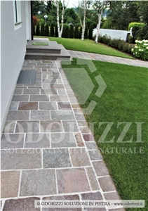 Delgorsa Porphyry Binders - Porfido Di Albiano Cobblestone, Pavers