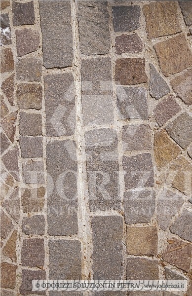 Delgorsa Porphyry Binders - Porfido Di Albiano Cobblestone, Pavers