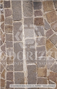 Delgorsa Porphyry Binders - Porfido Di Albiano Cobblestone, Pavers