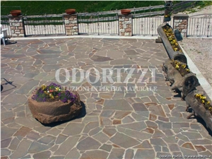 Delgorsa Porphyry Flagstone - Crazy Paving Flagstone Patio Paver