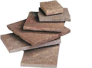 Delgorsa Porphyry Paving Tiles, Porfido Trentino Sawn Edges Pavers