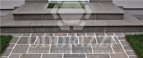 Delgorsa Porphyry Paving Tiles, Split Edges