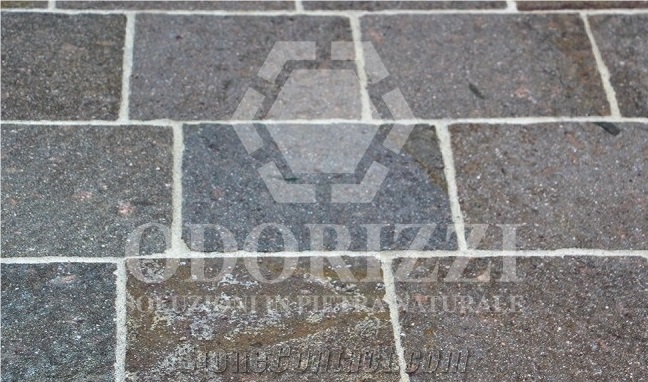 Delgorsa Porphyry Paving Tiles, Split Edges