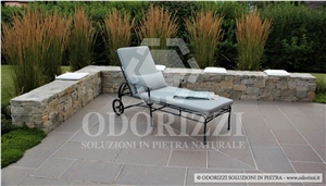 Delgorsa Premium Porphyry Tiles- Porphyry Machined Surface Porfido Trentino Tiles