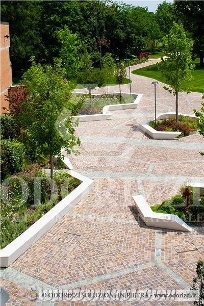 Porphyry Cubes, Mixed Color Cobble Stone, Pavers, Patio Cubes, Road Cobbles