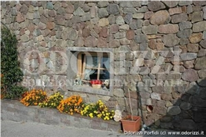 Premium Ciottoli - Machined Porphyry Boulders for Dry Walls, Masonry