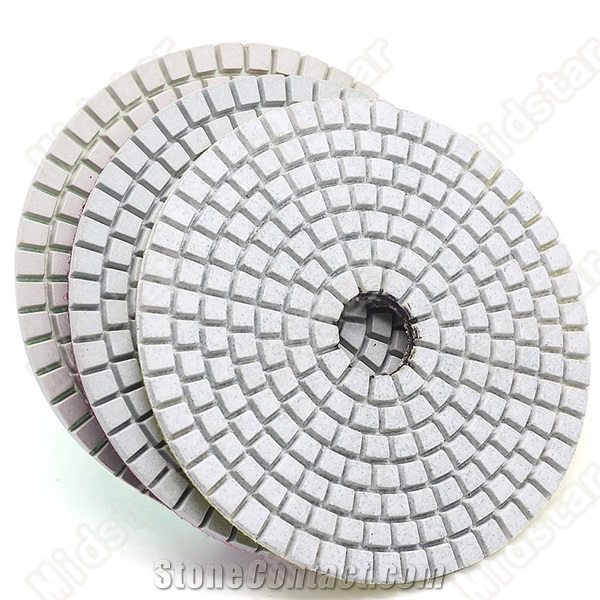 Dry and Wet Polishing 7 Step Diamond Wet Polishing